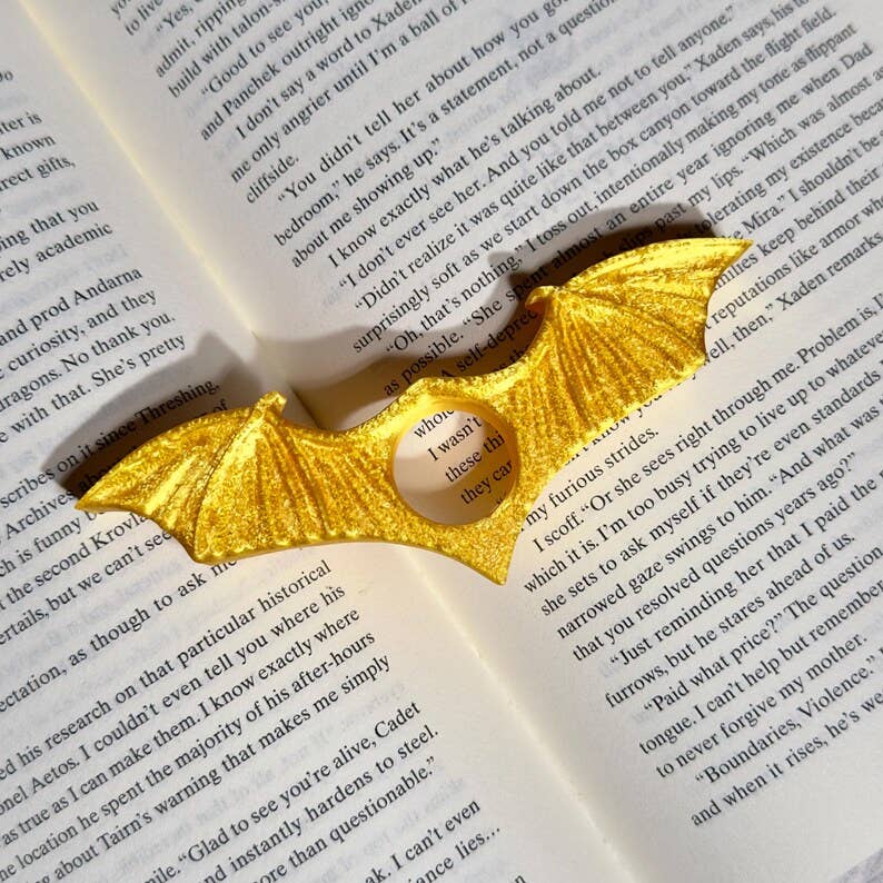 Bat Wings Book Page Holder | Book Accessory