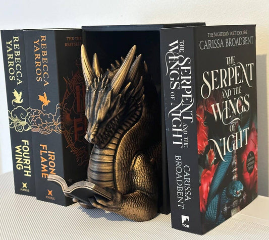 Dragon Book Nook & Bookend Fantasy Dragon Inspired