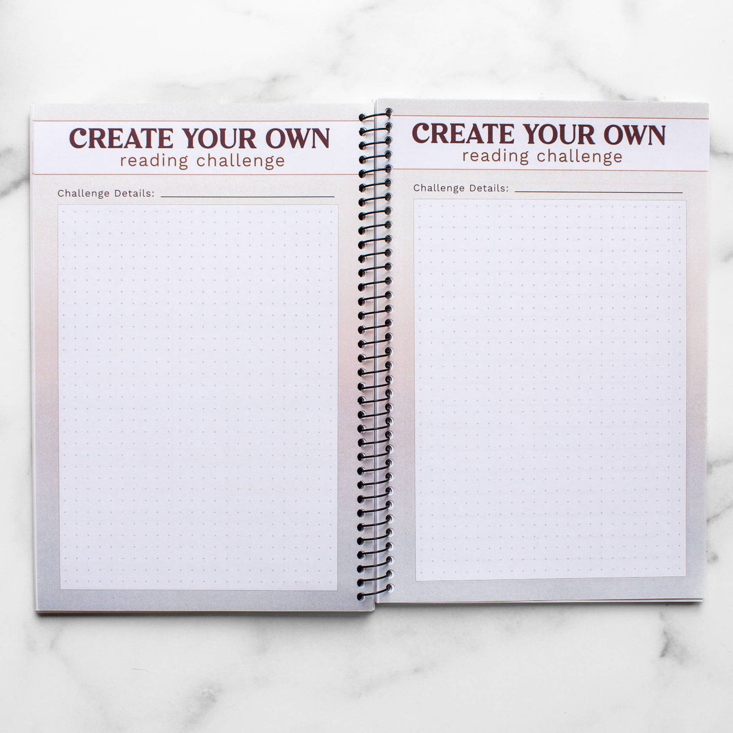 Novelly Yours - Reading Tracker - Undated Spiral Softcover Book Journal