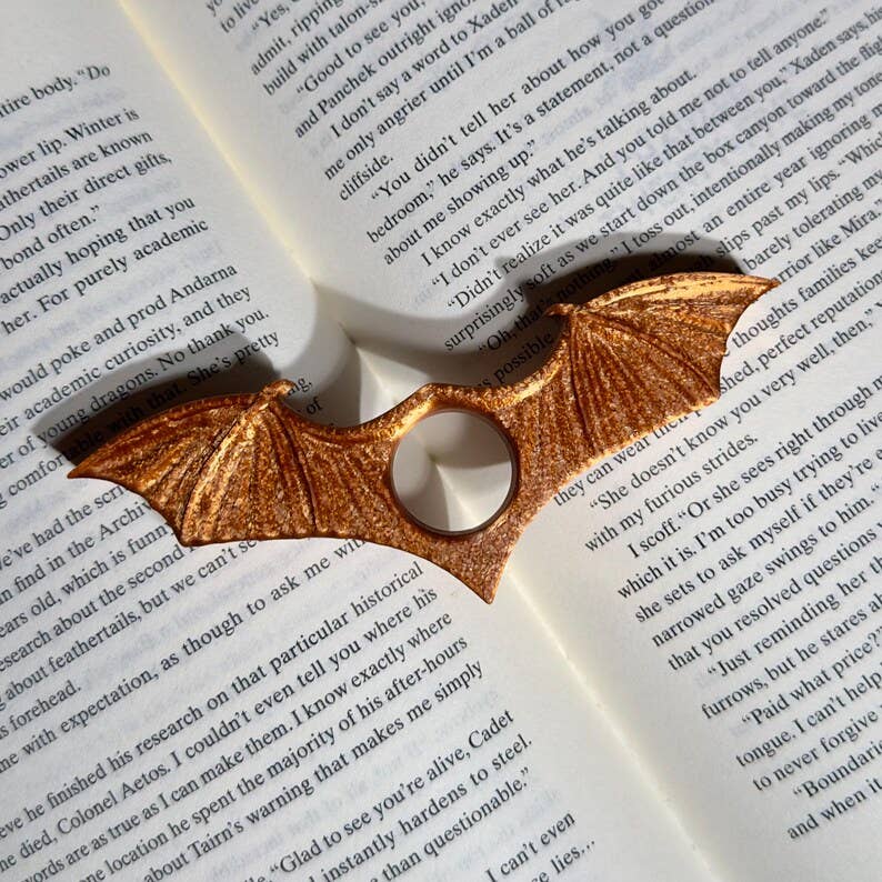 Bat Wings Book Page Holder | Book Accessory